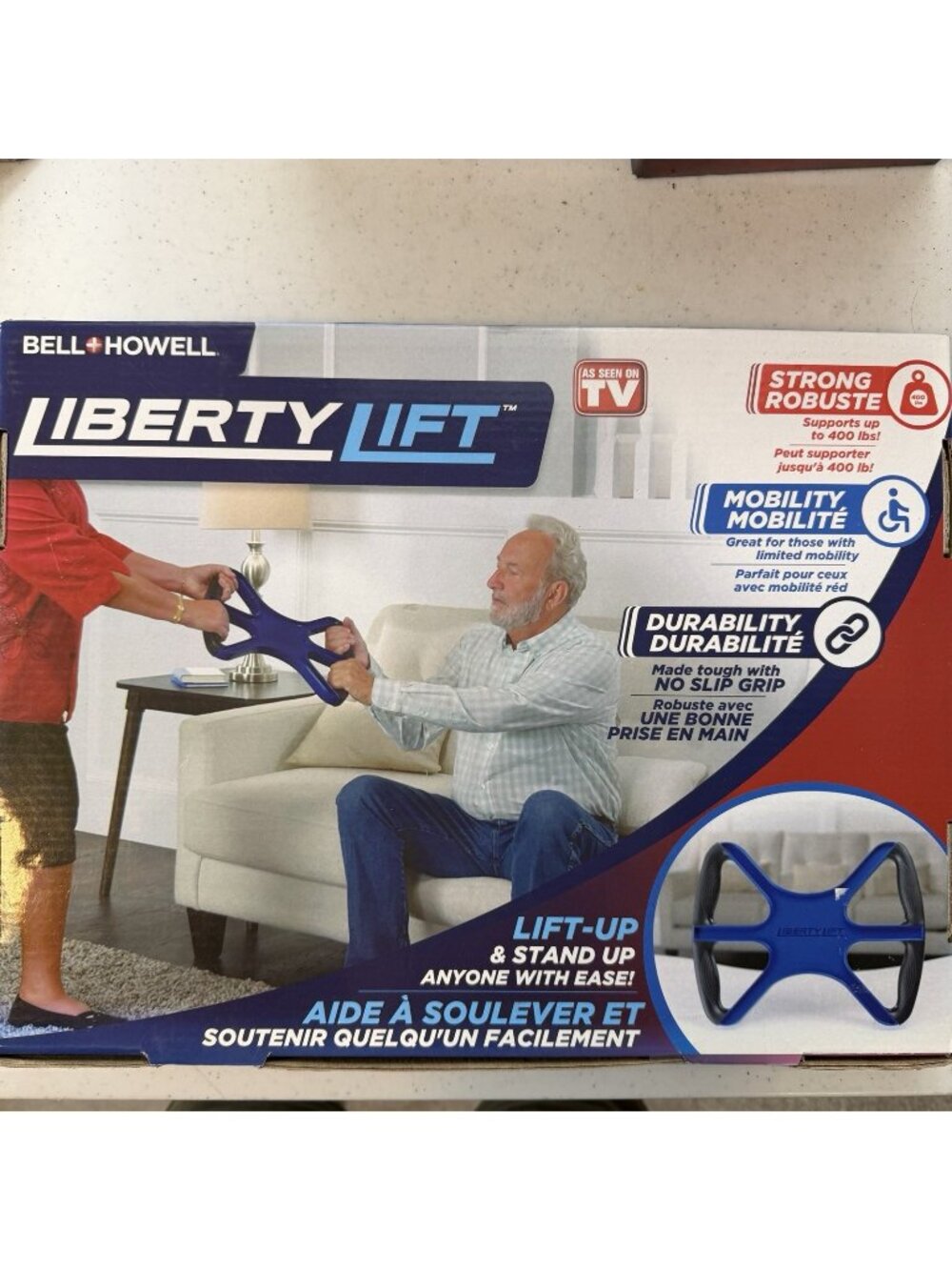 Liberty Lift Bell & Howell As Seen On TV Mobility Standing Aid Lift Assist VGC